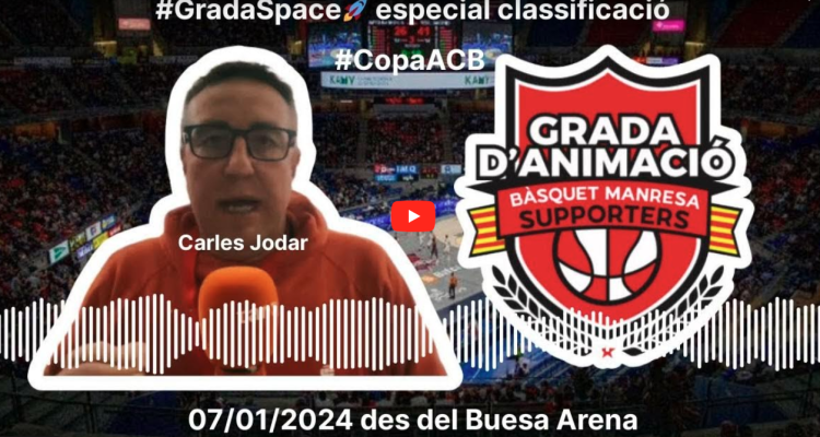Ja teniu el #GradaSpace especial amb Carles Jodar des del Buesa Arena a You Tube